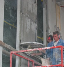 Öffnung der Verbindungsgänge 4 x 8m